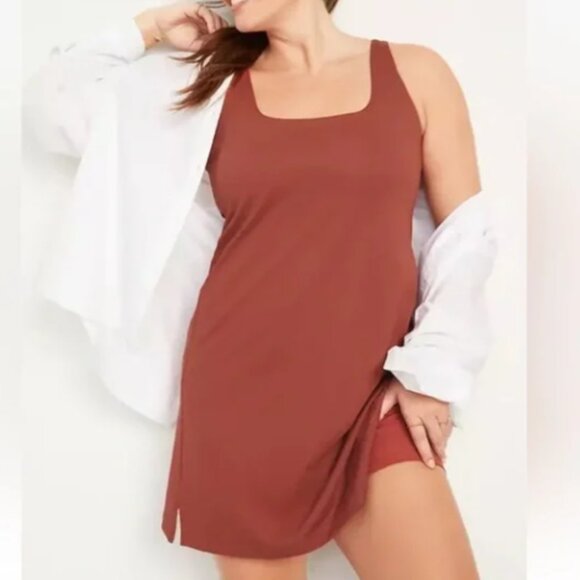 Old Navy Dresses & Skirts - Old Navy Powersoft Athletic Athleisure Dress- Rust- XXL - NWT